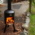 Outdoor fireplace BonFeu Bonbini black 8