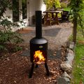 Outdoor fireplace BonFeu Bonbini black 10