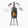 Outdoor fireplace BonFeu BonGiano SP black 5