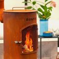 Outdoor fireplace BonFeu BonGiano SP black 7