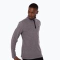 Men's fleece sweatshirt Protest Perfectym 1/4 Zip Active dark grey melee 4