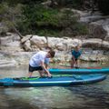 SUP paddle 3 piece JOBE Stream Carbon 40 green 486723004 9