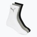 Socks PUMA Short Crew 3 pairs grey/white/black
