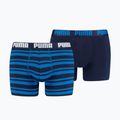 PUMA Heritage Stripe men's boxer shorts 2pc blue