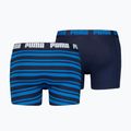 PUMA Heritage Stripe men's boxer shorts 2pc blue 2