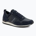 Tommy Hilfiger men's shoes Iconic Leather Suede Mix Runner midnight