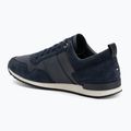 Tommy Hilfiger men's shoes Iconic Leather Suede Mix Runner midnight 3