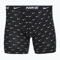Men's boxers Nike Everyday Cotton Stretch 3 pairs swoosh print/grey/university blue 4