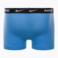 Men's boxer shorts Nike Everyday Cotton Stretch Trunk 3Pk UB1 swoosh print/grey/uni blue 3