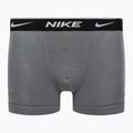 Men's boxer shorts Nike Everyday Cotton Stretch Trunk 3Pk UB1 swoosh print/grey/uni blue 5