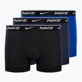 Men's boxer shorts Nike Everyday Cotton Stretch Trunk 3Pk UB1 obsidian / game royal / black