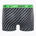 Men's boxer shorts Nike Everyday Cotton Stretch Trunk 3Pk BAU geo block print/cool grey/black 3