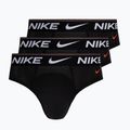 Men's Nike Dri-Fit Hip Logo Brief 3 pairs black/black/black