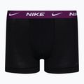 Men's Nike Everyday Cotton Stretch Trunk boxer shorts 3 pairs black/violet/orange 3