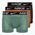 Nike Dri-FIT Ultra Comfort Trunk men's boxer shorts 3 pairs turquoise/black/orange