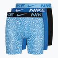Men's boxer shorts Nike Dri-FIT ADV Micro Brief 3 pairs safari print/light photo blue/black