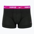 Men's boxer shorts Nike Everyday Cotton Stretch Trunk 3 pairs black/gold/hyper crimson 3