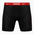 Men's Nike Everyday Cotton Stretch boxer shorts 3 pairs black team orange/red/black 2