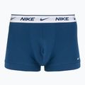Men's boxer shorts Nike Everyday Cotton Stretch Trunk 3 pairs light army blue/blue force/white waistband 2