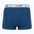 Men's boxer shorts Nike Everyday Cotton Stretch Trunk 3 pairs light army blue/blue force/white waistband 3