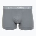 Men's boxer shorts Nike Everyday Cotton Stretch Trunk 3 pairs black/iron game/cool grey high shine textured wb 2