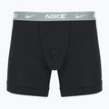 Men's Nike Everyday Cotton Stretch boxers 3 pairs bi/iron grey/clear grey high shine textured wb 2