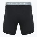 Men's Nike Everyday Cotton Stretch boxers 3 pairs bi/iron grey/clear grey high shine textured wb 3