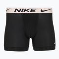 Men's Nike Dri-Fit Essential Micro Boxer Brief 3 pairs blk washed coral/olive aura/abrtract blue edge wb 2
