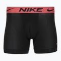Men's Nike Dri-Fit Essential Micro Boxer Brief 3 pairs blk washed coral/olive aura/abrtract blue edge wb 4
