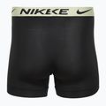 Men's Nike Dri-Fit Essential Micro Boxer Brief 3 pairs blk washed coral/olive aura/abrtract blue edge wb 5
