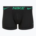 Men's boxer shorts Nike Dri-Fit Essential Micro Trunk 3 pairs black green shock/wild violet/black text wb 4