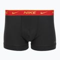 Men's Nike Everyday Cotton Stretch Trunk boxer shorts 3 pairs blk/university red/wheat gold/black high shine wb 3