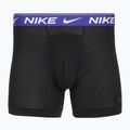 Nike Dri-FIT Ultra Comfort men's boxer shorts 3 pairs black evrgreen aura/deep night/black waistband 3