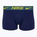 Men's boxer shorts Nike Dri-Fit Essential Micro Trunk 3 pairs blu void/lgh crim/brht citron/evergrn aura/abst wb 2