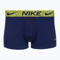 Men's boxer shorts Nike Dri-Fit Essential Micro Trunk 3 pairs blu void/lgh crim/brht citron/evergrn aura/abst wb 3