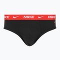 Men's Nike Everyday Cotton Stretch Brief 3 pairs black light crimson/desert ochre/black wb 2