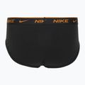 Men's Nike Everyday Cotton Stretch Brief 3 pairs black light crimson/desert ochre/black wb 5