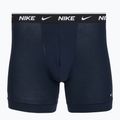 Men's boxers Nike Cotton Stretch Boxer Brief black/blue/navy 3