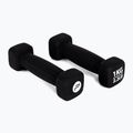Neoprene dumbbells 1 kg Pure2Improve black P2I201390 2