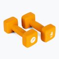 Neoprene dumbbells 4kg Pure2Improve orange P2I201420 2