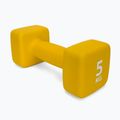 Neoprene dumbbell 5kg Pure2Improve yellow P2I201430