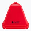 Pure2Improve Triangle training cones Set of 6 pcs red