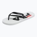 FILA Troy white / black men's flip flops 8