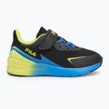 FILA Crusher V black / vallarta blue children's shoes 2