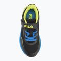 FILA Crusher V black / vallarta blue children's shoes 5