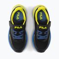 FILA Crusher V black / vallarta blue children's shoes 4