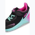 FILA Crusher V black / pink glo children's shoes 6