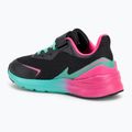 FILA Crusher V black / pink glo children's shoes 3