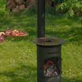 Outdoor fireplace BonFeu Bongiano LP black 2