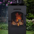 Outdoor fireplace BonFeu BonCarré black 10